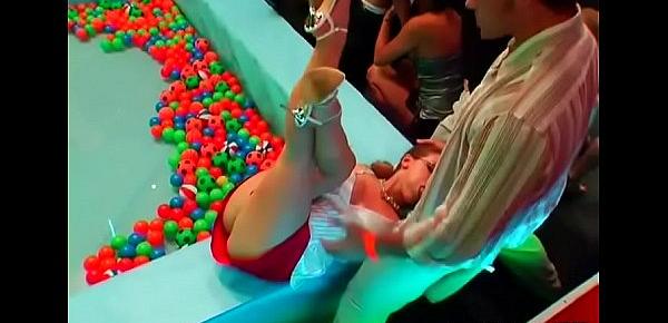  Loads of human juices are spilled during racy fuckfest party
